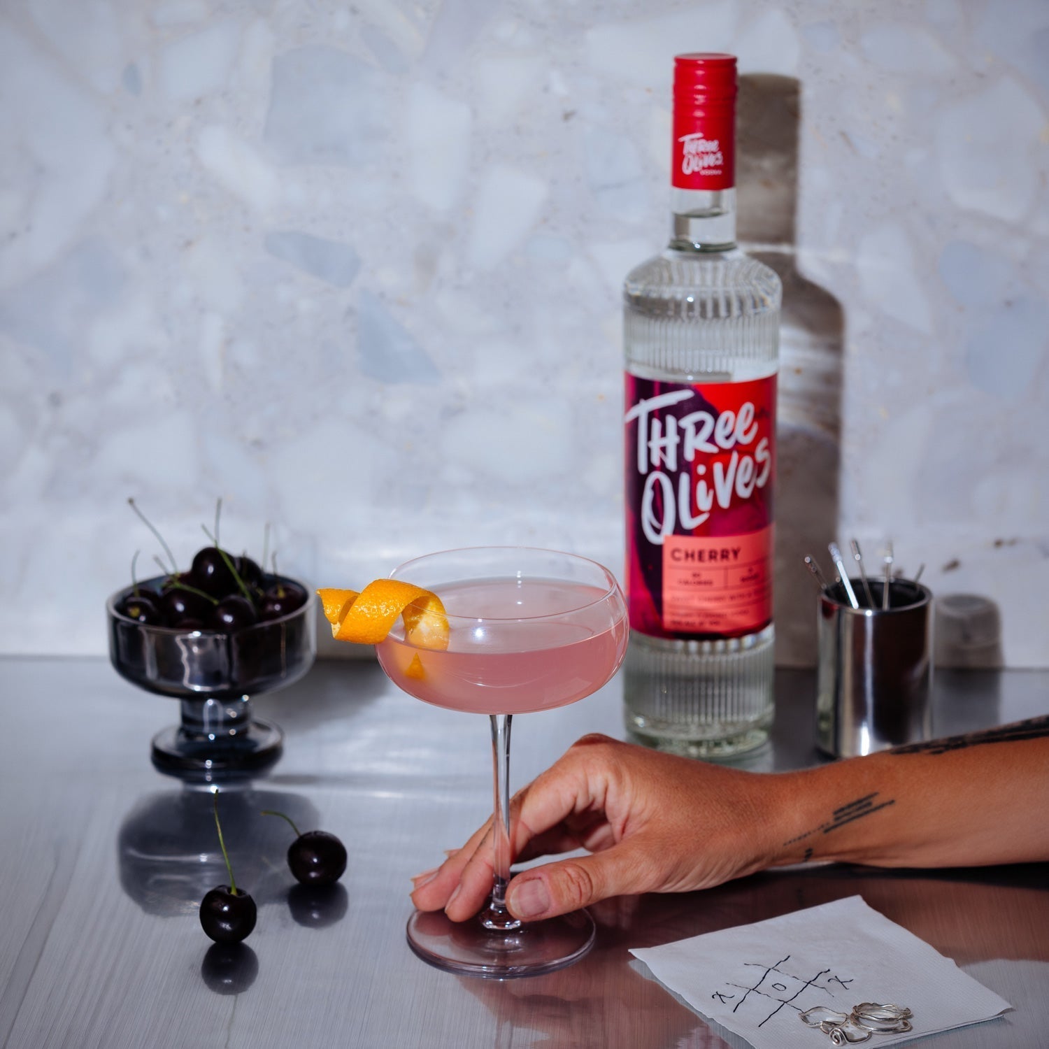 Cherry Cosmo – Three Olives® Vodka