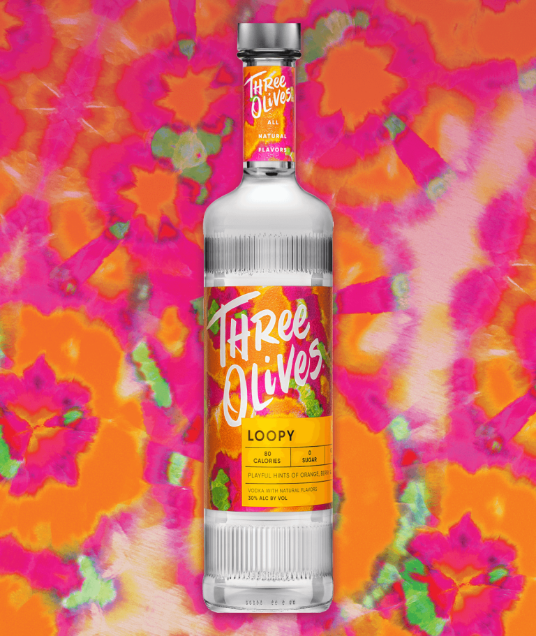 Three olives loopy bottle