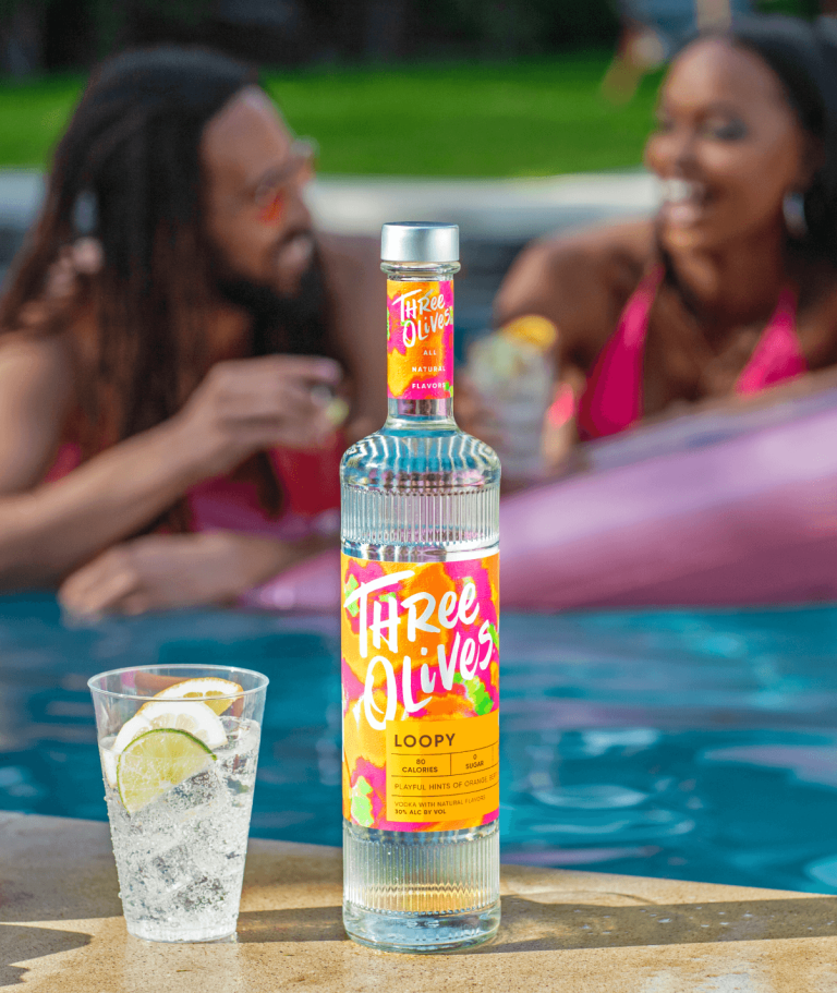 Three olives loopy bottle