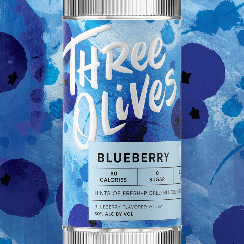 Three olives blueberry